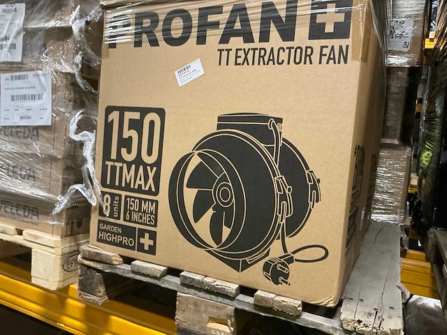 Garden highpro profan tt 520 m3/h inline extractor fan 150mm (48x) - afbeelding 4 van  4