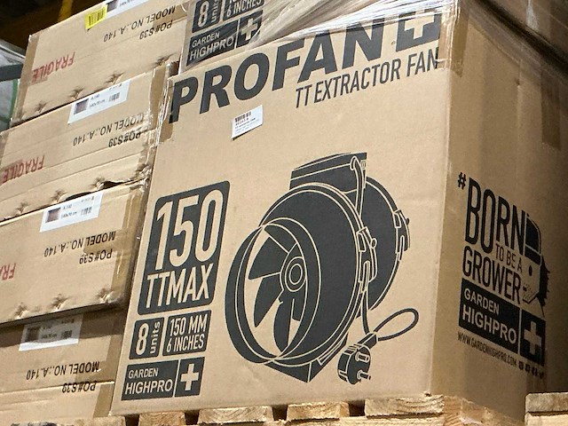 Garden highpro profan tt 520 m3/h inline extractor fan 150mm (48x) - afbeelding 4 van  4