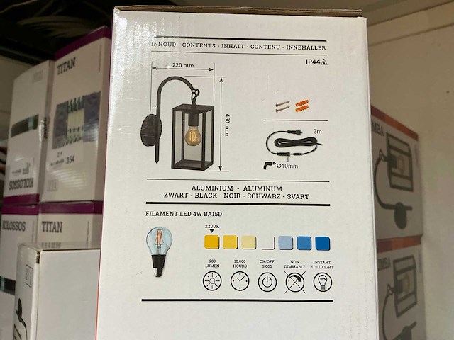 Garden lights columba buiten lamp (4x) - afbeelding 2 van  2
