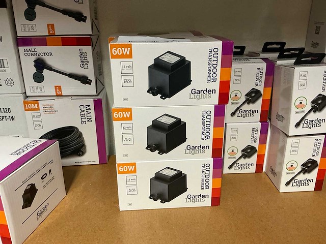 Garden lights outdoor transformator voor buitenverlichting (6x) - afbeelding 1 van  1