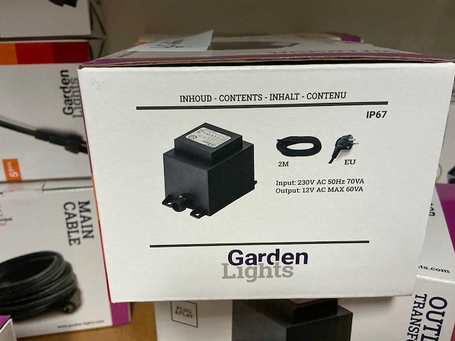 Garden lights outdoor transformator voor buitenverlichting (6x) - afbeelding 2 van  2