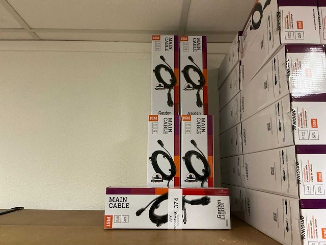 Garden lights stroomkabel voor buitenverlichting (11x) - afbeelding 1 van  1
