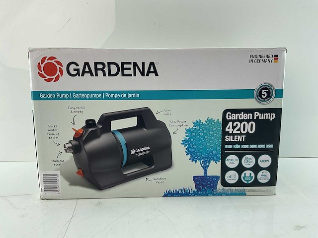 Gardena - besproeiingspomp 4200 silent - waterpomp - afbeelding 1 van  4