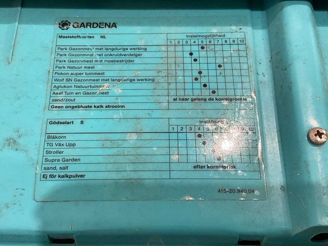 Gardena - kunstmest strooier - afbeelding 6 van  6