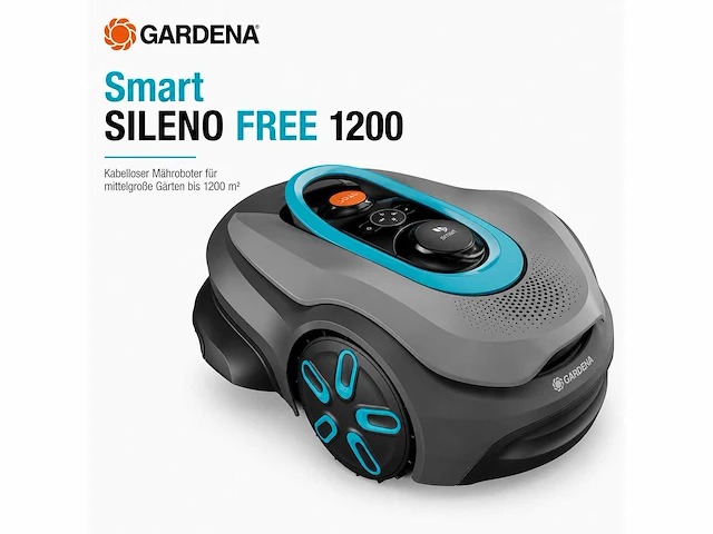 Gardena - smart sileno free 1200 - robotmaaier - afbeelding 1 van  7