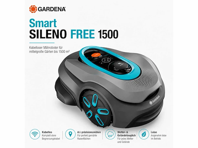 Gardena - smart sileno free 1500 - robotmaaier - afbeelding 7 van  7