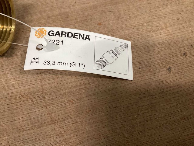 Gardena 7221 aanzuigkorf 1” met terugslgklep (47x) - afbeelding 1 van  3