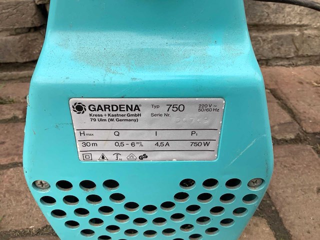 Gardena 750 waterpomp - afbeelding 5 van  5