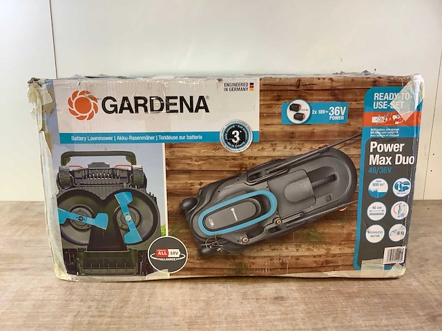 Gardena powermax duo grasmaaier - afbeelding 2 van  9