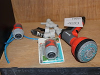 Gardena sproeikop met diverse koppelingen. - afbeelding 1 van  1