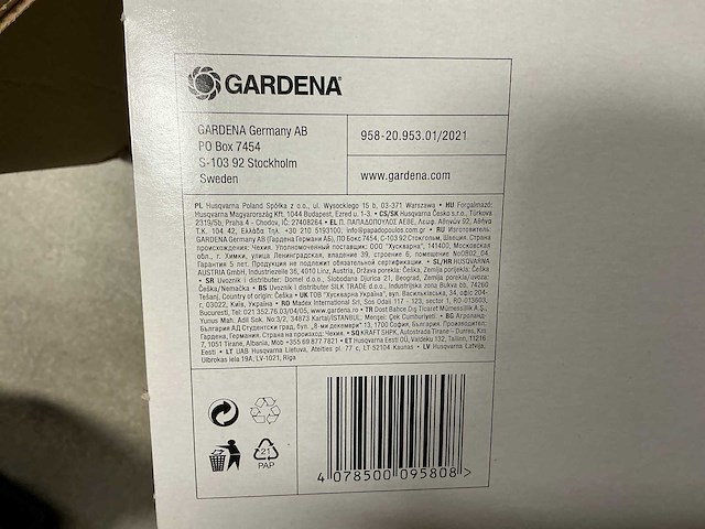 Gardena tuin douche (10x) - afbeelding 2 van  2