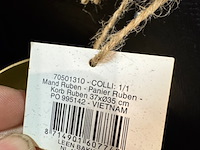 Garderobe met spiegel en sidetable, wit - afbeelding 4 van  8