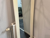 Garderobe met spiegel en sidetable, wit - afbeelding 5 van  8