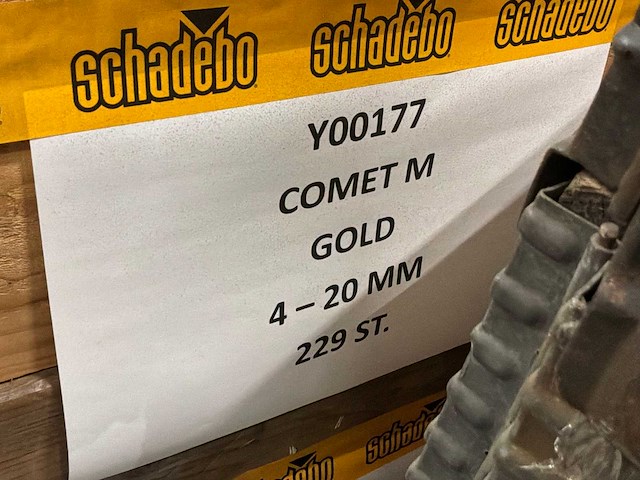 Gardinia ophangbeulgel goud glazen plank. (229x) - afbeelding 5 van  5