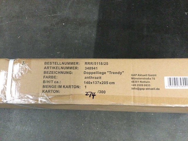 Gardissimo - trendy - ligstoel schommelend - afbeelding 4 van  6