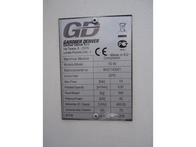 Gardner denver - afbeelding 9 van  9