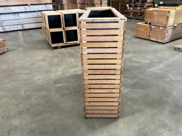 Garlux bloembak geïmpregneerd vuren 120x40x105 cm - afbeelding 2 van  5