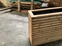 Garlux vuren bloembak geïmpregneerd - 100x30x78 cm (4x) - afbeelding 7 van  9