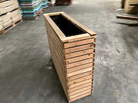Garlux vuren bloembak geïmpregneerd - 100x30x78 cm (5x) - afbeelding 3 van  5