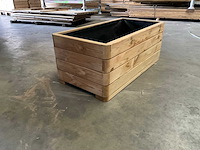 Garlux vuren bloembak geïmpregneerd - 100x50x39 cm (2x) - afbeelding 1 van  7