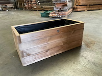 Garlux vuren bloembak geïmpregneerd - 100x50x39 cm (2x) - afbeelding 3 van  7