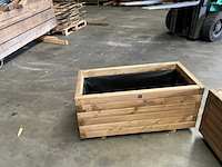 Garlux vuren bloembak geïmpregneerd - 100x50x45 cm (2x) - afbeelding 7 van  9