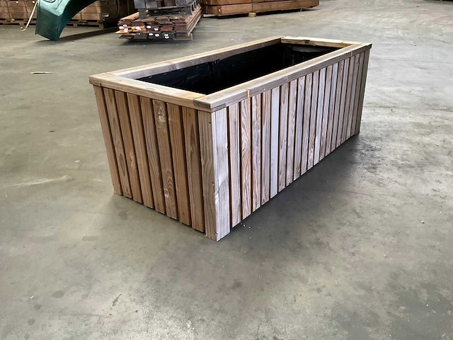 Garlux vuren bloembak geïmpregneerd - 107x47x40 cm (2x) - afbeelding 1 van  9