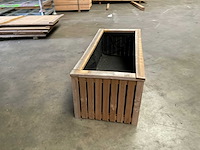 Garlux vuren bloembak geïmpregneerd - 107x47x40 cm (2x) - afbeelding 6 van  9