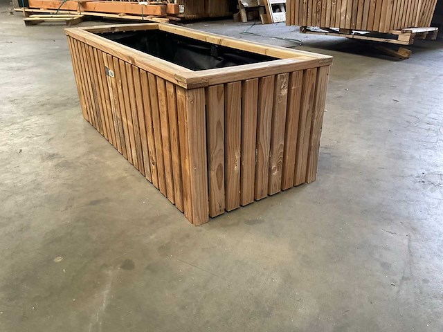 Garlux vuren bloembak geïmpregneerd - 107x47x40 cm (2x) - afbeelding 2 van  9