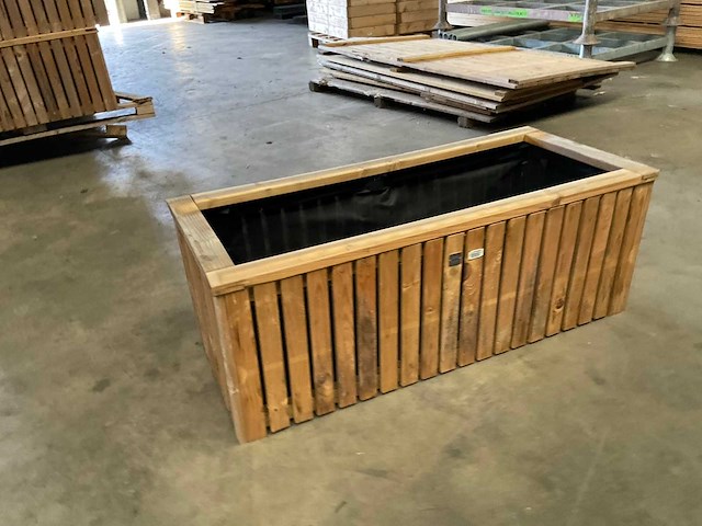 Garlux vuren bloembak geïmpregneerd - 107x47x40 cm (2x) - afbeelding 4 van  9