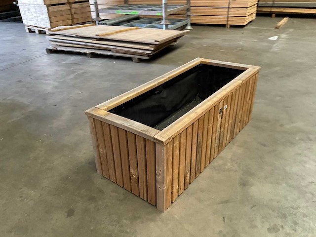 Garlux vuren bloembak geïmpregneerd - 107x47x40 cm (2x) - afbeelding 5 van  9