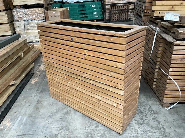 Garlux vuren bloembak geïmpregneerd - 120x40x110 cm - afbeelding 2 van  5