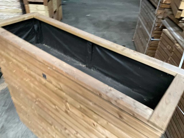 Garlux vuren bloembak geïmpregneerd - 120x40x110 cm - afbeelding 4 van  5