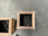 Garlux vuren bloembak geïmpregneerd - 30x30x28 cm (4x) - afbeelding 8 van  8