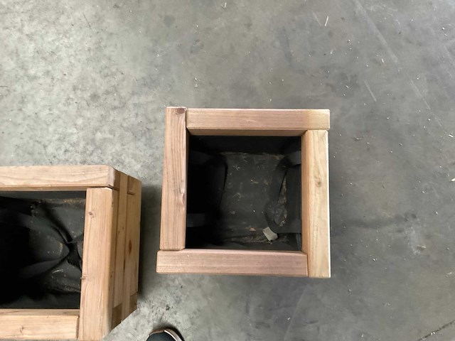 Garlux vuren bloembak geïmpregneerd - 30x30x28 cm (4x) - afbeelding 8 van  8