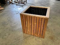 Garlux vuren bloembak geïmpregneerd - 59x59x60 cm (2x) - afbeelding 2 van  6