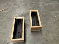 Garlux vuren bloembak geïmpregneerd - 70x30x30 cm (2x) - afbeelding 10 van  10