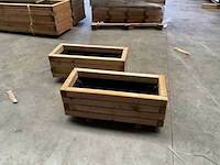 Garlux vuren bloembak geïmpregneerd - 70x30x30 cm (2x) - afbeelding 5 van  7