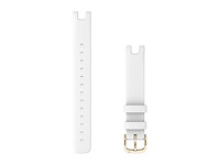 Garmin lily horlogebandje 14mm italiaans leer wit - afbeelding 1 van  2