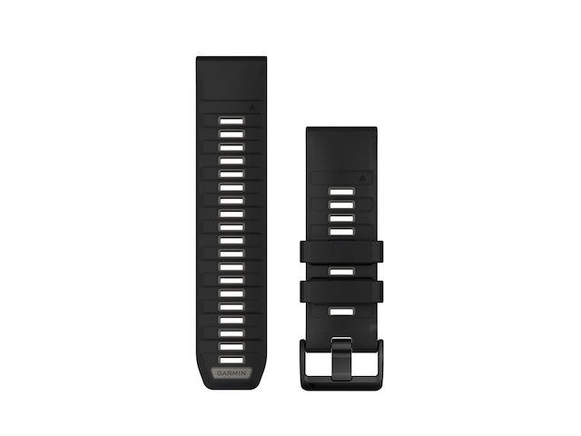 Garmin quickfit 26 silicone riem zwart - afbeelding 1 van  2