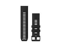 Garmin quickfit 26 silicone riem zwart - afbeelding 1 van  2
