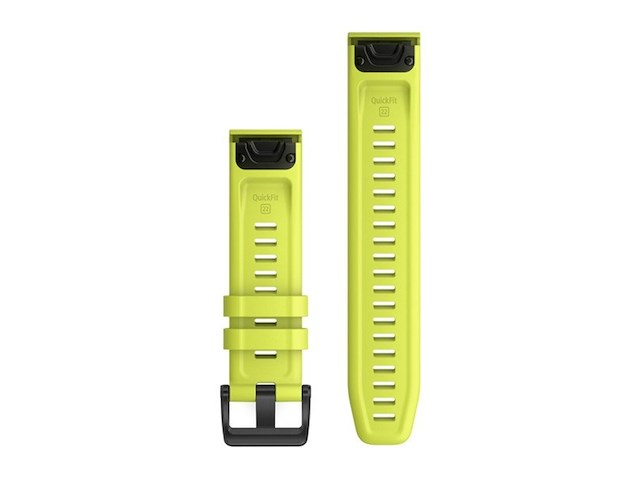 Garmin quickfit siliconen horlogebandje 22mm knal geel - afbeelding 1 van  1