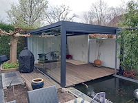 Garraf p150 terrasoverkapping 3x3m (louvre dak) pergola electrisch bediend - afbeelding 1 van  32