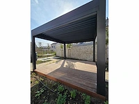 Garraf p150 terrasoverkapping 3x3m (louvre dak) pergola electrisch bediend - afbeelding 15 van  18