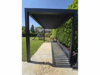 Garraf p150 terrasoverkapping 3x3m (louvre dak) pergola electrisch bediend - afbeelding 5 van  37