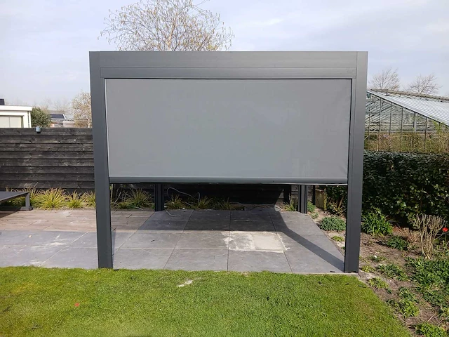 Garraf p150 terrasoverkapping 3x3m (louvre dak) pergola electrisch bediend - afbeelding 22 van  37