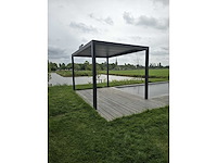 Garraf p150 terrasoverkapping 3x4m (louvre dak) pergola electrisch bediend - afbeelding 4 van  27