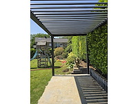 Garraf p150 terrasoverkapping 3x4m (louvre dak) pergola electrisch bediend - afbeelding 9 van  9