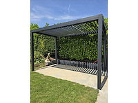 Garraf p150 terrasoverkapping 4x4m (louvre dak) pergola electrisch bediend - afbeelding 13 van  29