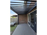 Garraf p150 terrasoverkapping 4x4m (louvre dak) pergola electrisch bediend - afbeelding 17 van  29
